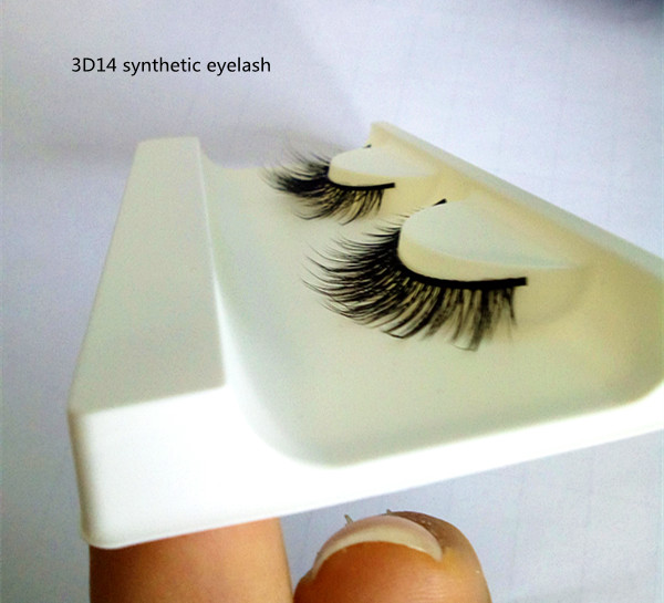 3D silk eyelashes strip fiber eye lashes JH010